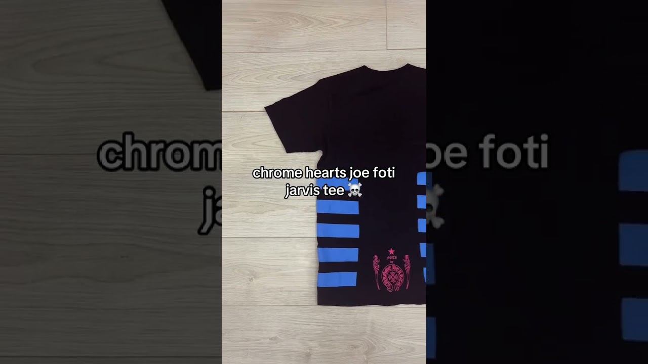 chrome hearts joe foti jarvis tee ☠️ shop at unico13.com 