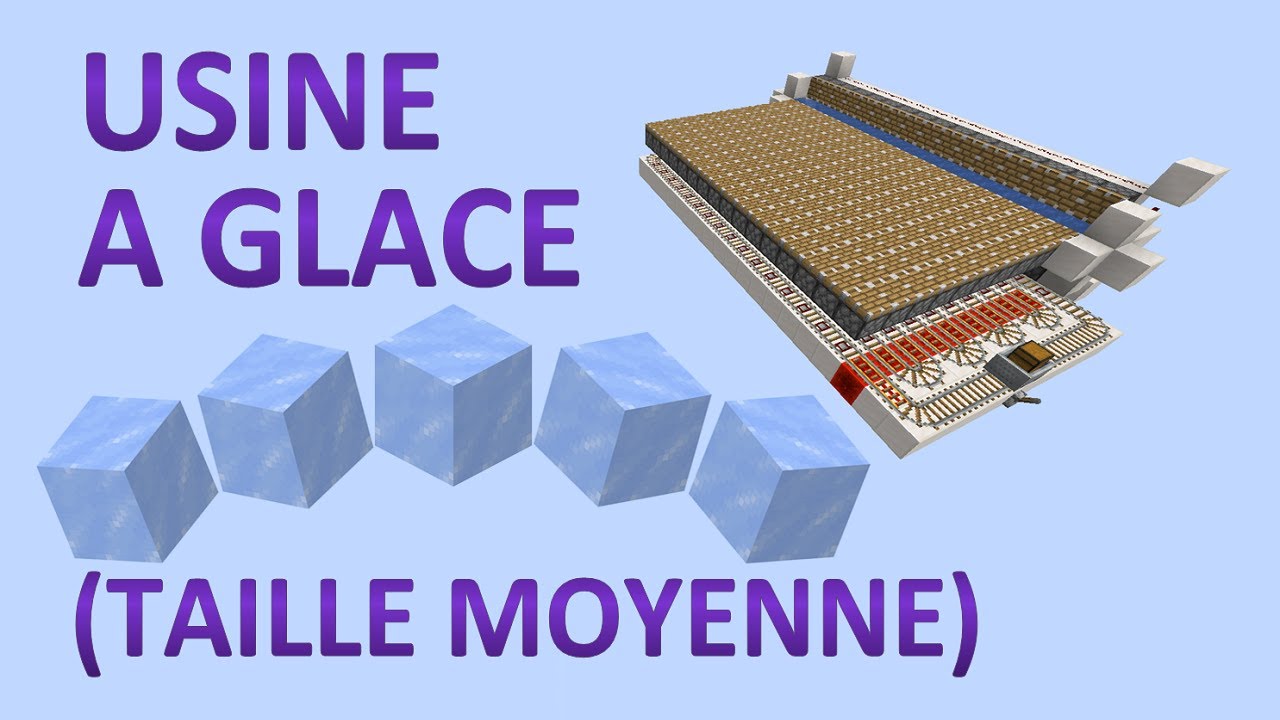 Comment Faire Une Usine A Glacece Dans Minecraft