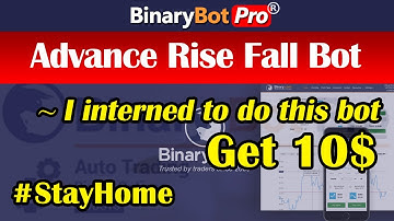 Binary Bot | Advance Rise Fall Bot Strategy (2020)