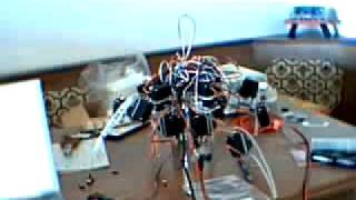 Hexapod walking slowly arduino