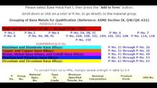 WPSAmerica.com Online Welding Procedure Software screenshot 2