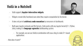 Sylvain Corlay -And Voilà! Turning notebooks into standalone web applications | JupyterCon 2020