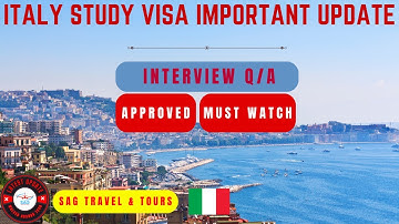 ITALY STUDY VISA INTERVIEW 2025 🇮🇹 | MOST ASKED QUESTIONS & ANSWERS | 100% VISA SUCCESS