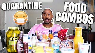 WEIRD FOOD COMBOS !! QUARANTINE EDITION | Alonzo Lerone