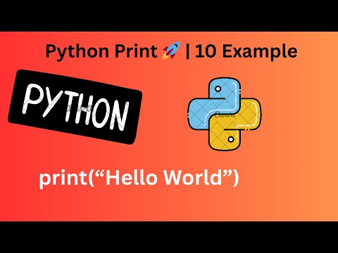 Python Print Function Explained in 10 Easy Examples | Python for Beginners 2025