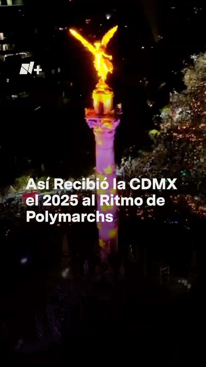 CDMX da la bienvenida al 2025 al ritmo del High Energy de Polymarchs - N+ #shorts