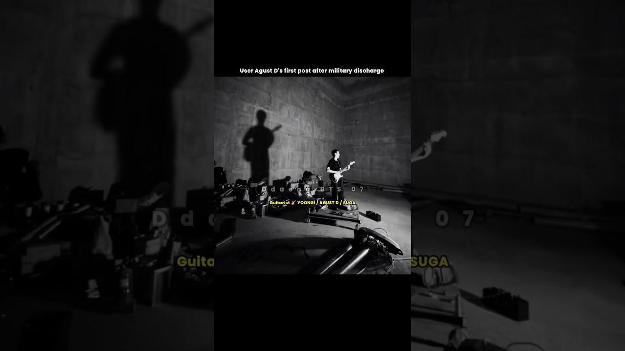 Yoongi's first post after military discharge 🥺 