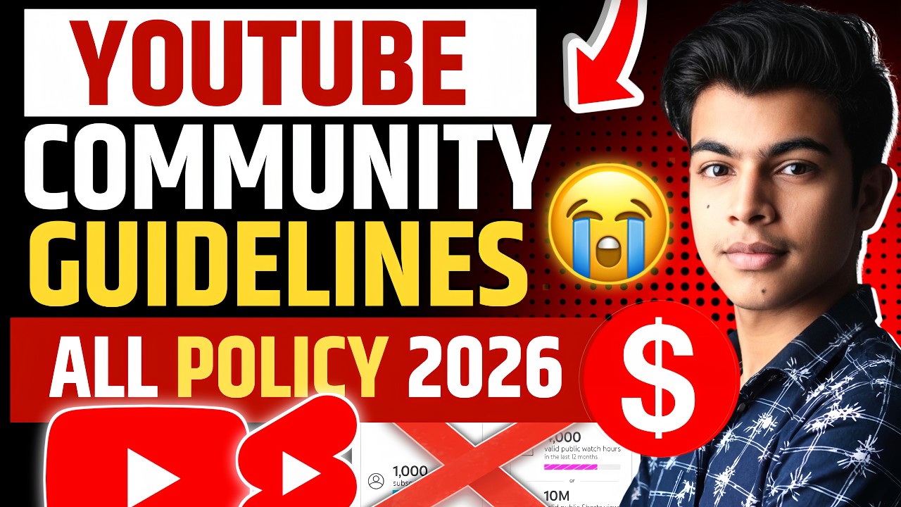 YouTube Community Guidelines Policy 2026 | All New Rules Explained ...