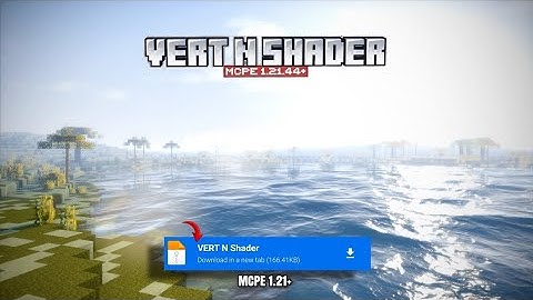 Vert N Shader || Best Shader For Minecraft PE 1.21.44