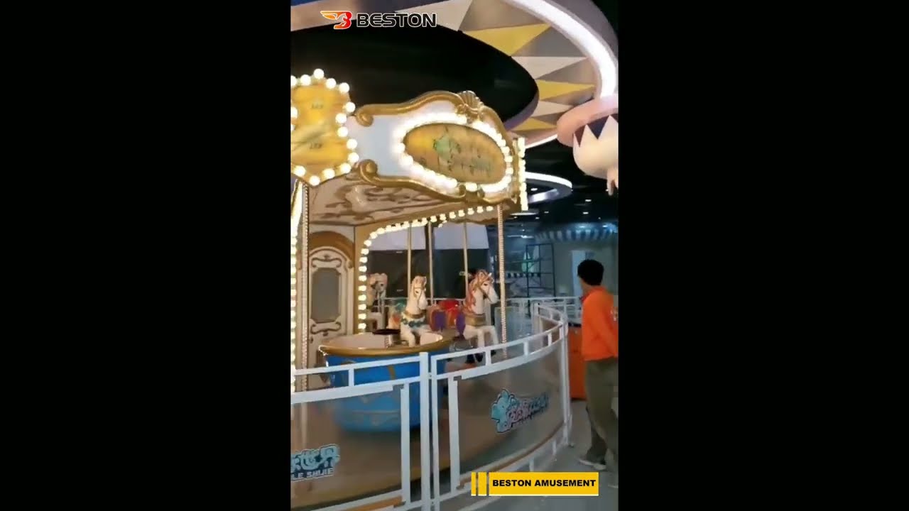Beston 12 Seats Carousel Ride for Indoor Fun Center 
