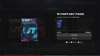 New Season Special W Fantasy Pack Madden NFL 26 Ultimate Team