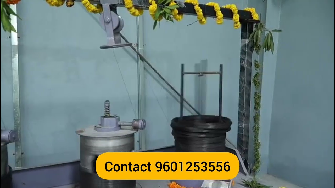 12 to 20 Gauge binding wire machine with electric furnace 