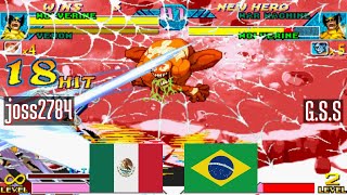Full FT10 @mvsc: joss2784 (MX) vs G.S.S (BR) [Marvel vs Capcom Fightcade] May 5 Update