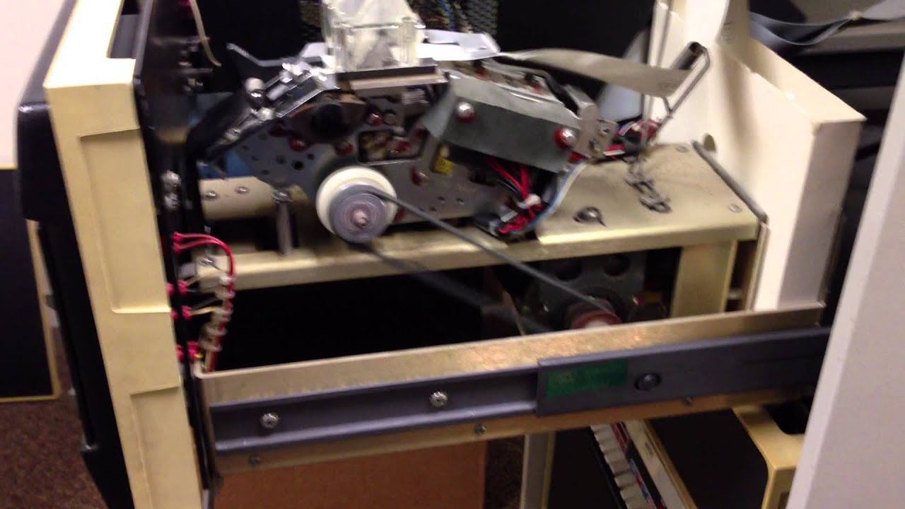PDP-11 Duplicating Paper Tape - YouTube