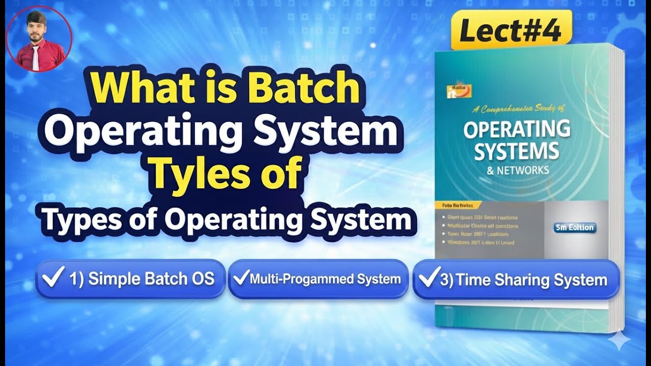 What is Batch Operating System | Operating System for beginners | # ...