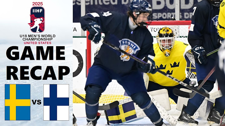 SWEDEN vs FINLAND HIGHLIGHTS | 2025 IIHF U18 world championship