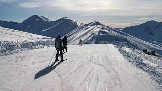 Les Orres, Dad and Alps, From 2700 m to 1650 m down