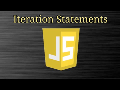 JavaScript #8 Iteration Statements (Loops)