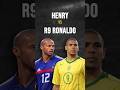 Thierry Henry 🇫🇷 vs Ronaldo R9 🇧🇷 | International Stat Battle!