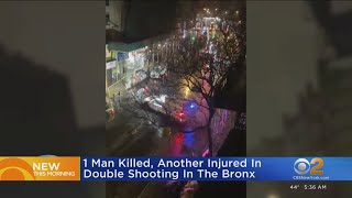 1 dead, 1 injured after Bronx shooting
