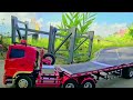 Mega Excavator Loading Sand into Dump Truck! 🚜⛏️ | Mini Construction Adventure