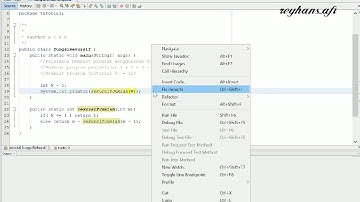 Fungsi Rekursif - Java