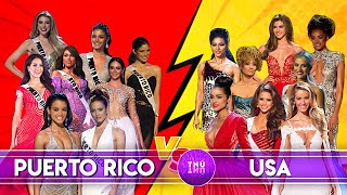PUERTO RICO v/s. USA | MISS UNIVERSE (2000 - 2021)