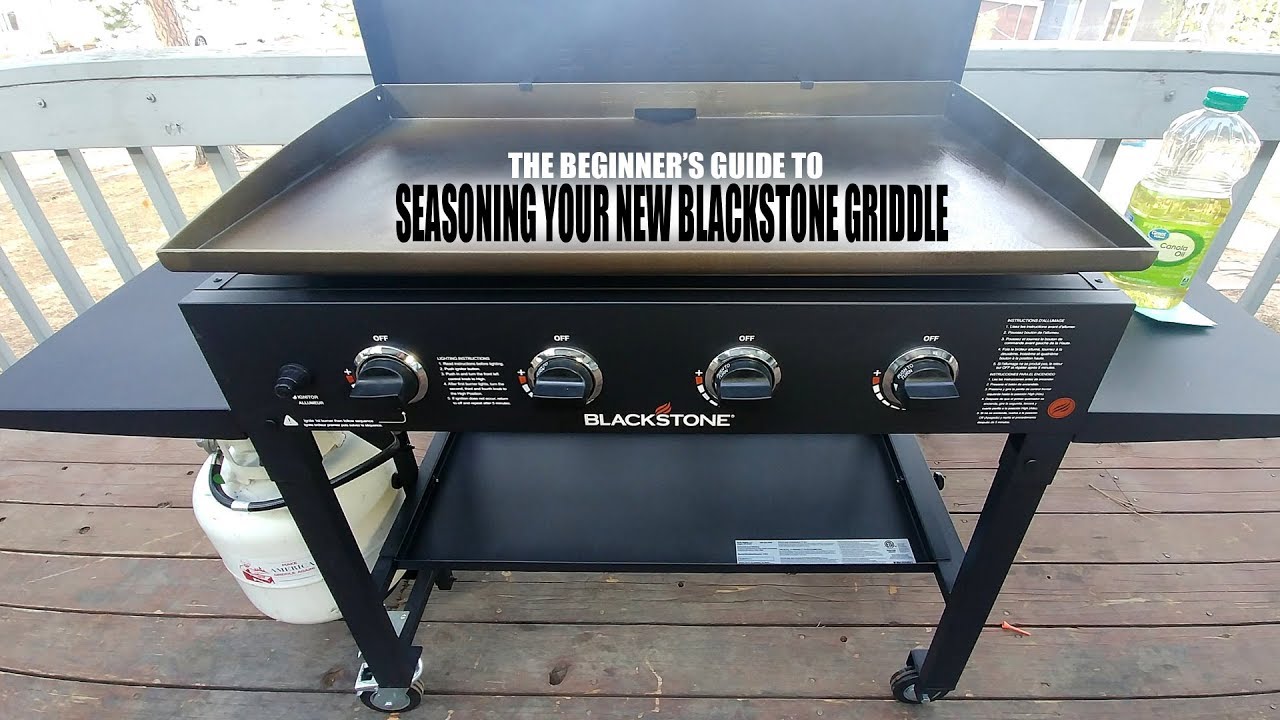 HOW TO SEASON YOUR NEW FLAT TOP GRIDDLE GRILL (THE RIGHT WAY)! PIT