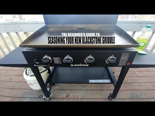 Seasoning Your New Blackstone Griddle - 101 