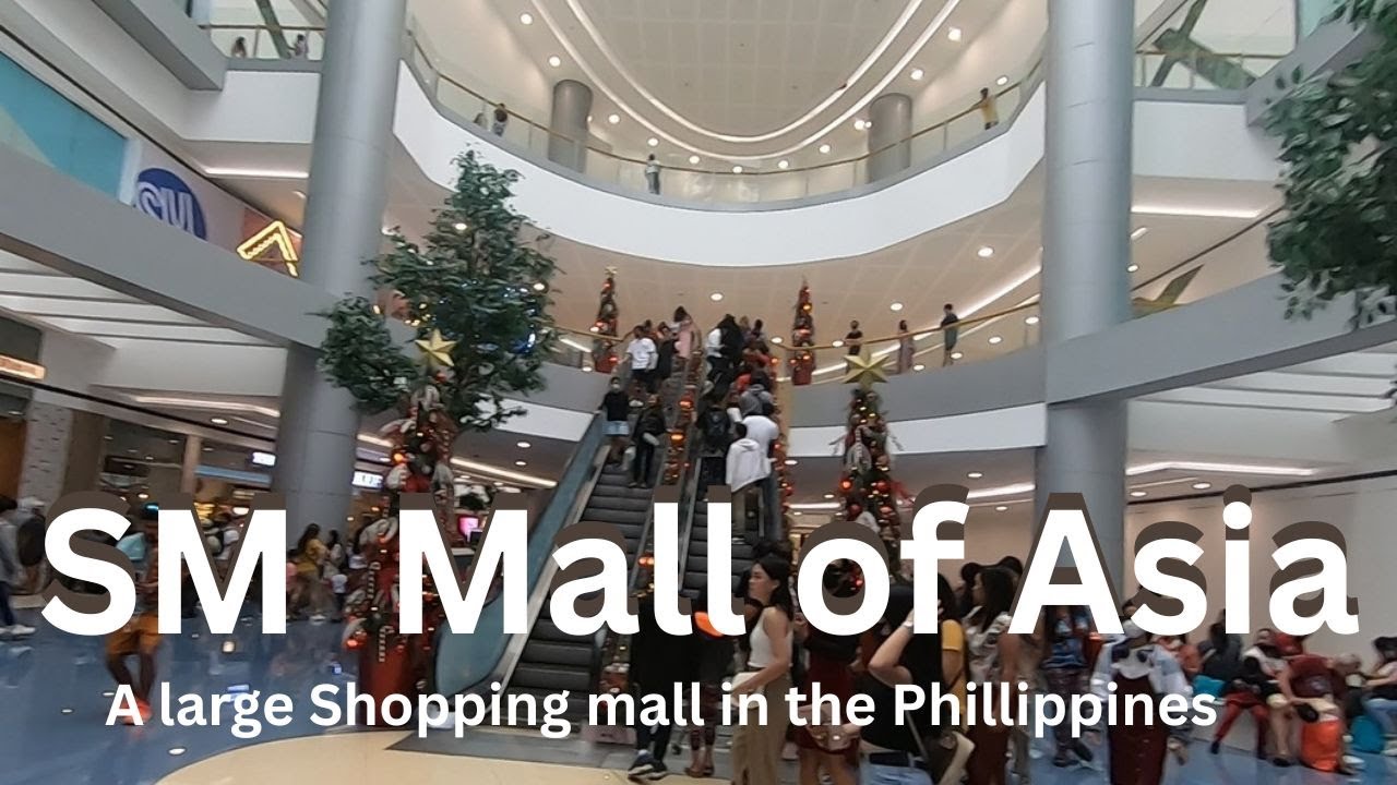 SM Mall of Asia, the biggest mall in the Philippines - YouTube