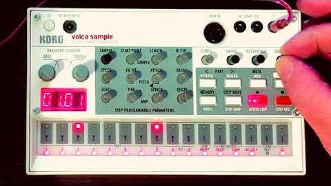 Volca sample “pajen firmware” test run