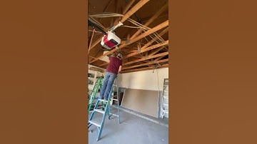 Garage ceiling drywall replacement #drywall #waterdamage #drywallinstallation