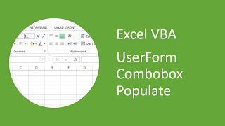 Excel VBA UserForm Combobox Populate using Rowsource and Range Address Wealth