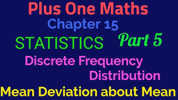 Class XI Maths | Chapter 15 | Statistics in Malayalam | Part 05