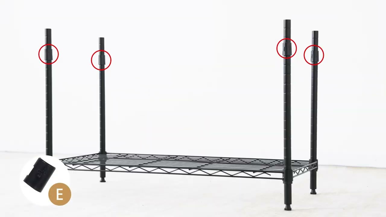 REIBII 29"W Wire Shelving Units, 5-Tier Adjusatble, 1020lbs Metal Wire Rack for Pantry Kitchen Commercial