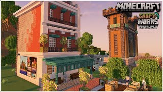 Shop Designing and Building - Craftworks a Minecraft SMP