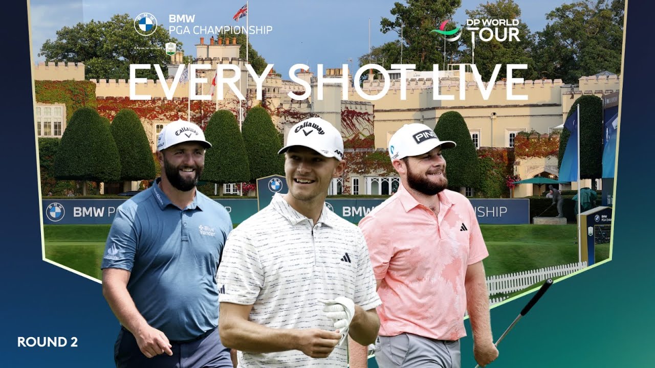 LIVE Jon Rahm, Nicolai Højgaard and Tyrrell Hatton 2023 BMW PGA Championship Day 2