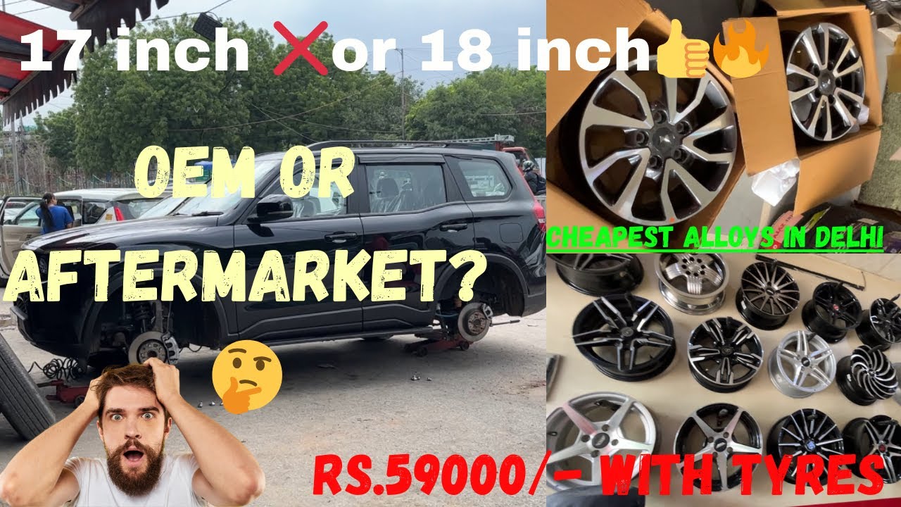 Scorpio N Tyres and Alloys Under 60K 😳| Ab Lag Rahi Asli Big Daddy🔥🤯 | 18 inch Mahindra Genuine✅