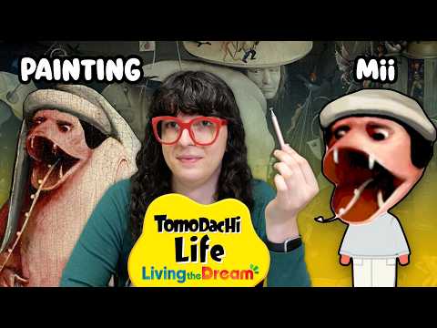 Remaking a Terrifying 1500's Bosch Painting Creature in Tomodachi Life | CAT COPIES