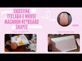 UNBOXING SHOPEE| TECLADO E MOUSE SEM FIO MACARON KEYBOARD