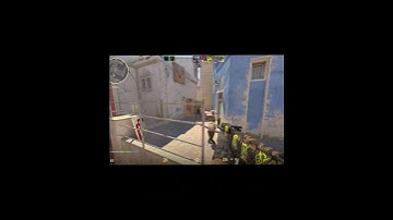 Epic Airborne Headshot Kill! MIRAGE CS2 #shorts #cs2