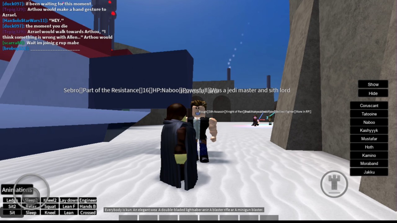 Im Han Solo Roblox - star wars rpg roblox