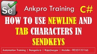 Selenium with C# 18 - How to use newline and tab characters in sendkeys Net Worth