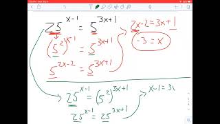 6.2 Common Error Solving Exponentials
