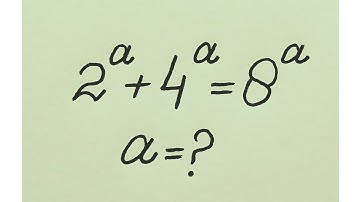 Germany l Very Nice Olympiad Math Exponential Problem l Easy & Tricky Solution