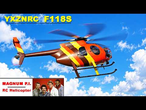 Magnum P.I. Helicopter for Beginners - YXZNRC F118S MD500