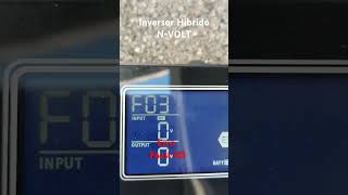 Inversor Hibrido N-Volt Com Erro Fault 03 Com Bateria Ok...