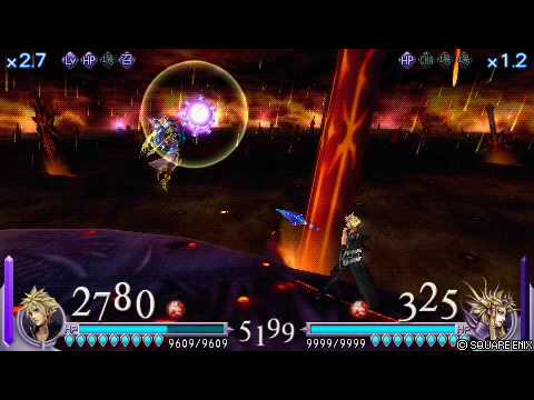 DISSIDIA ウボアーに振り回されるクラウド