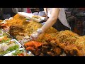 Huge Thai Street Food Market in Phuket. Banzaan Night Market, Patong. Thailand