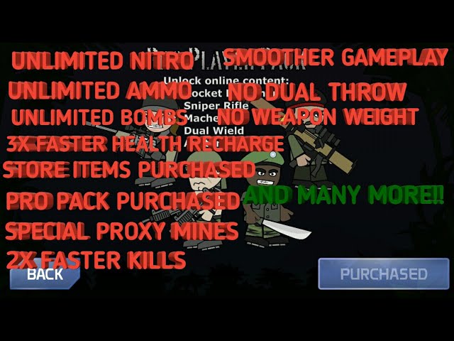 Mini Militia v4.2.8 Crazy Mod Menu